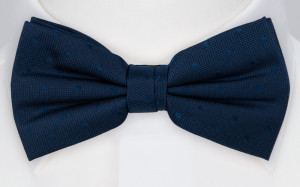 BRUDGUM Navy blue pajarita