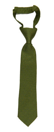 BRUDGUM Olive green corbata pequeña pre-atada niño