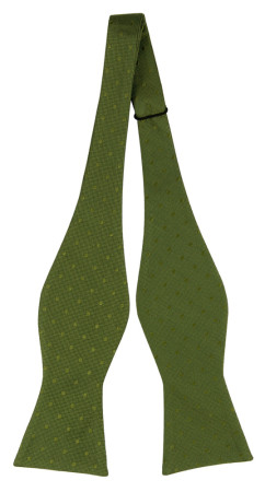 BRUDGUM Olive green pajarita sin atar