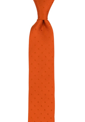 BRUDGUM Orange corbata para niños medianos