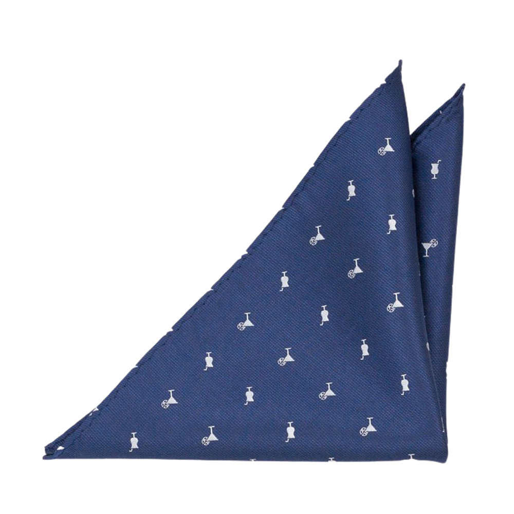 COCKTAILOR Blue pañuelo de bolsillo