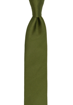 DRUMMEL Olive green corbata delgada