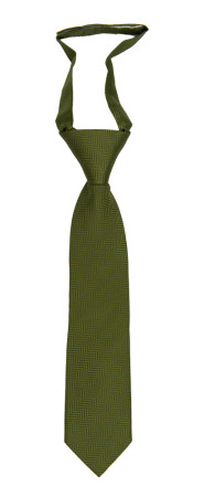 DRUMMEL Olive green corbata pequeña pre-atada niño