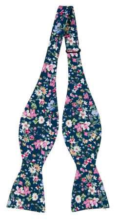 DUSKYBLOOM Blue pajarita sin atar