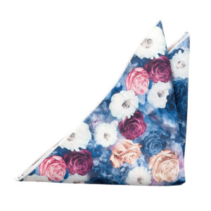 FLORONUBO Blue pañuelo de bolsillo