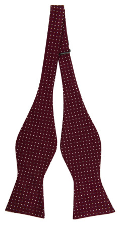 HAGELSTORM BURGUNDY pajarita sin atar