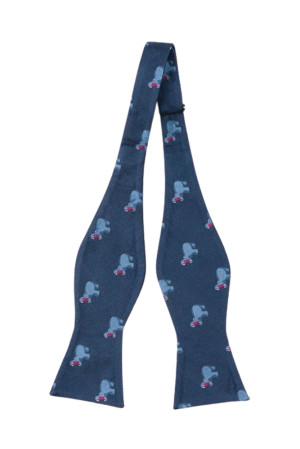 HIPPHOORAY Blue pajarita sin atar