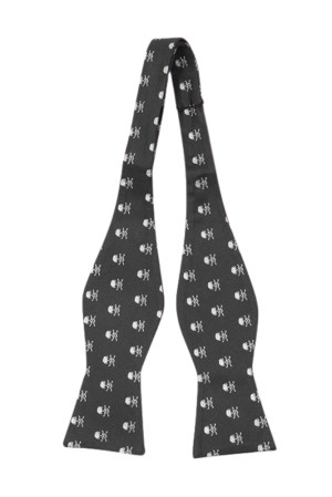 SCALPINISM Black pajarita sin atar