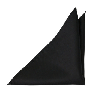 SOLID Black pañuelo de bolsillo