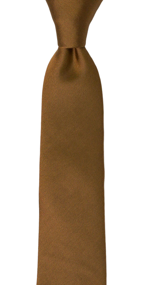 SOLID Bronze corbata mediana niño