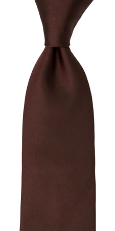 SOLID Brown corbata