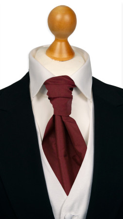 SOLID Burgundy corbaton atada