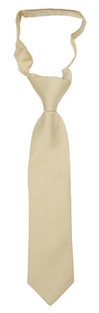 SOLID Champagne corbata pequeña pre-atada niño