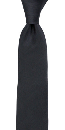 SOLID Charcoal corbata mediana niño