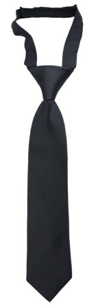 SOLID Charcoal corbata pequeña pre-atada niño