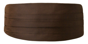 SOLID Dark brown fajín
