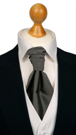 SOLID Dark grey corbaton atada