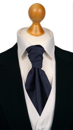 SOLID Dark navy corbaton atada