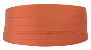 SOLID Dark peach fajín