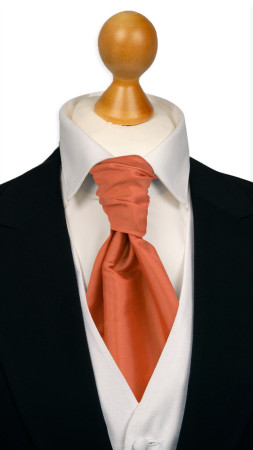 SOLID Dark peach corbaton atada