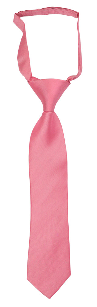 SOLID Dark pink corbata pequeña pre-atada niño