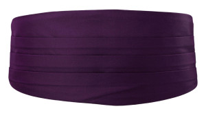 SOLID Dark purple fajín