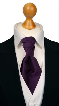 SOLID Dark purple corbaton atada