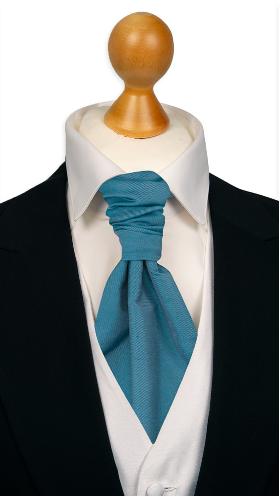 SOLID Dark turquoise corbaton atada