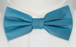 SOLID Dark turquoise pajarita niño
