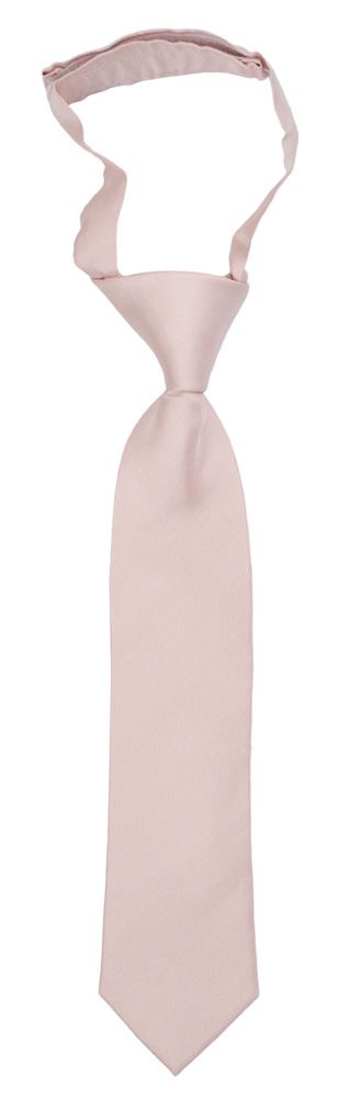SOLID Dusty pink corbata pequeña pre-atada niño