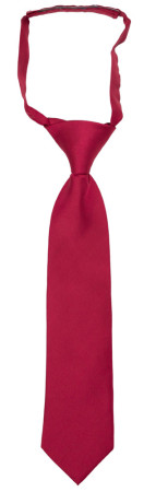 SOLID Fuchsia corbata pequeña pre-atada niño
