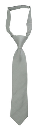 SOLID Grey corbata pequeña pre-atada niño