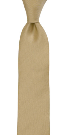 SOLID Khaki corbata mediana niño