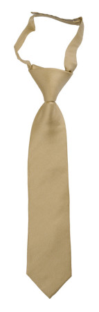 SOLID Khaki corbata pequeña pre-atada niño