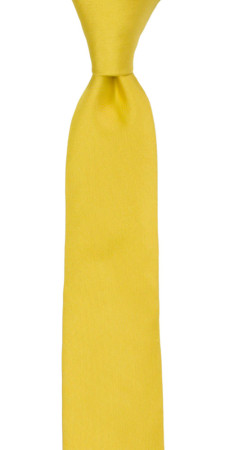 SOLID Lemon corbata mediana niño
