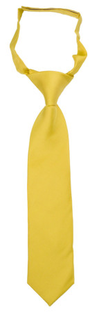 SOLID Lemon corbata pequeña pre-atada niño