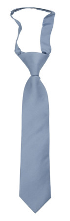 SOLID Light blue corbata pequeña pre-atada niño