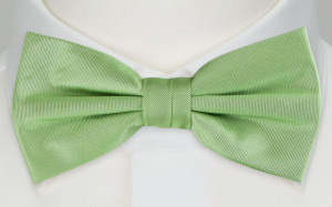 SOLID Light green pajarita para niños