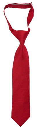 SOLID Light red corbata pequeña pre-atada niño