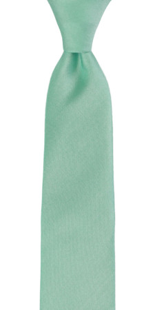 SOLID Light turquoise corbata mediana niño