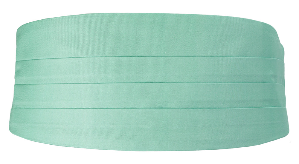 SOLID Light turquoise fajín
