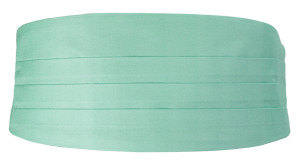 SOLID Light turquoise fajín