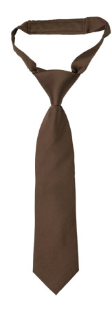 SOLID Light umber corbata pequeña pre-atada niño