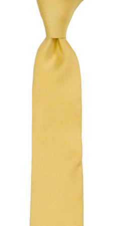 SOLID Light yellow corbata mediana niño