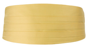 SOLID Light yellow fajín