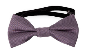 SOLID Lilac pajarita bebé