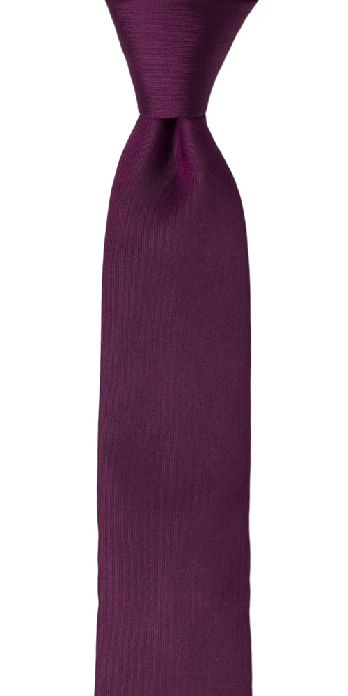 SOLID Magenta corbata mediana niño