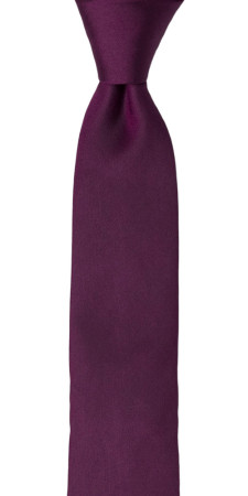 SOLID Magenta corbata mediana niño