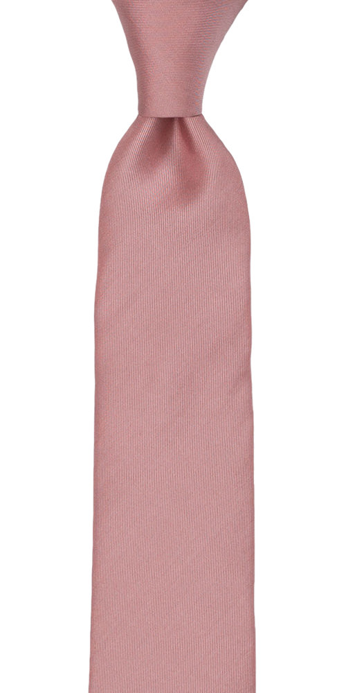 SOLID Mauve corbata mediana niño