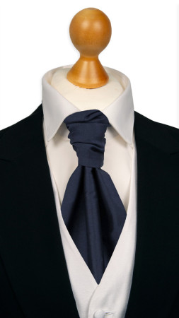 SOLID Navy blue corbaton atada